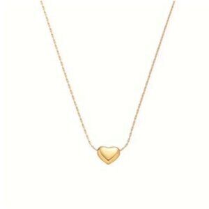 New! Madewell Gold Heart Pendant Necklace NWOT